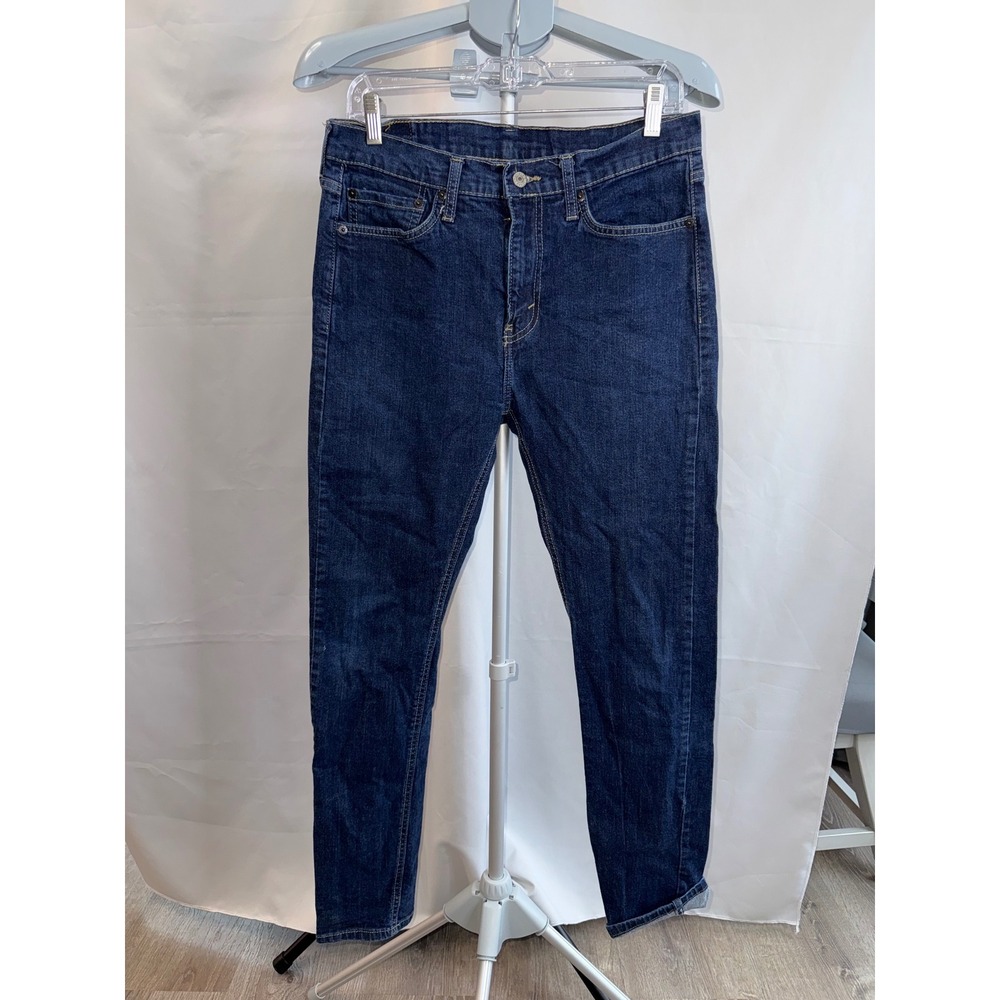 Levis 510 Skinny Fit Jeans Mens 32x32 Dark Wash Indigo Denim Pants